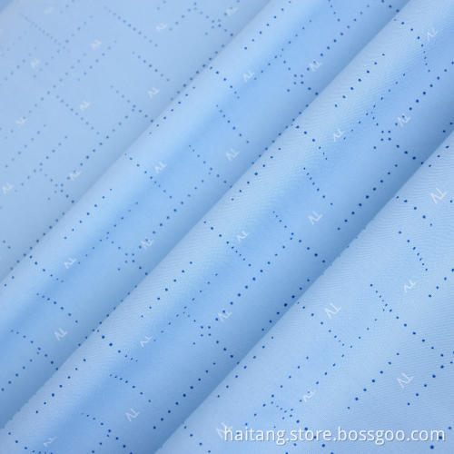Anti-wrinkle Printing Microfiber fabric Shirt Material Close